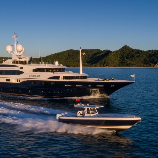ANDIAMO charter specs and number of guests