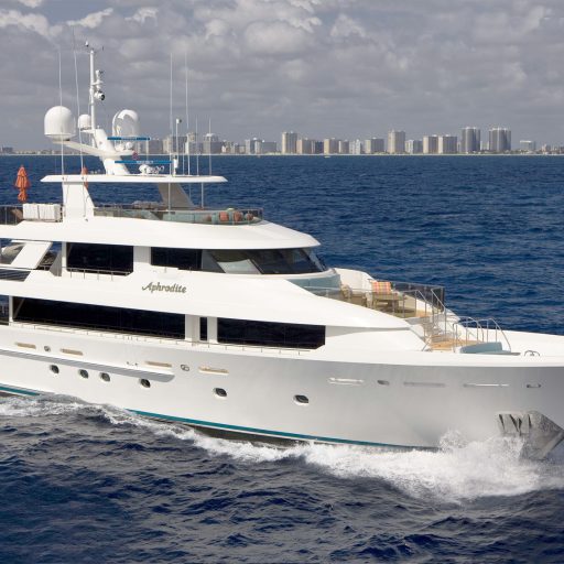 APHRODITE yacht charter interior tour