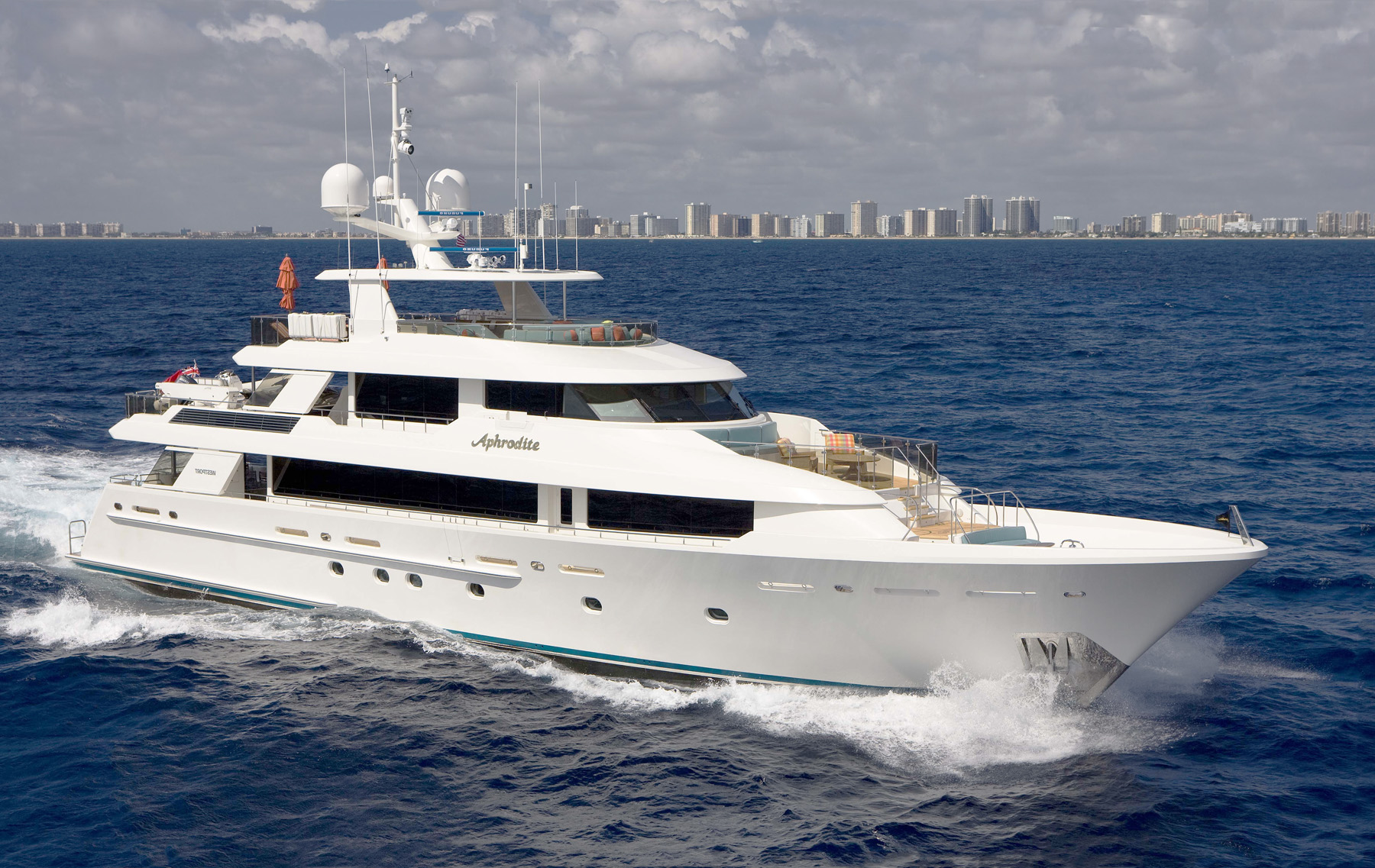 APHRODITE charter specs and number of guests