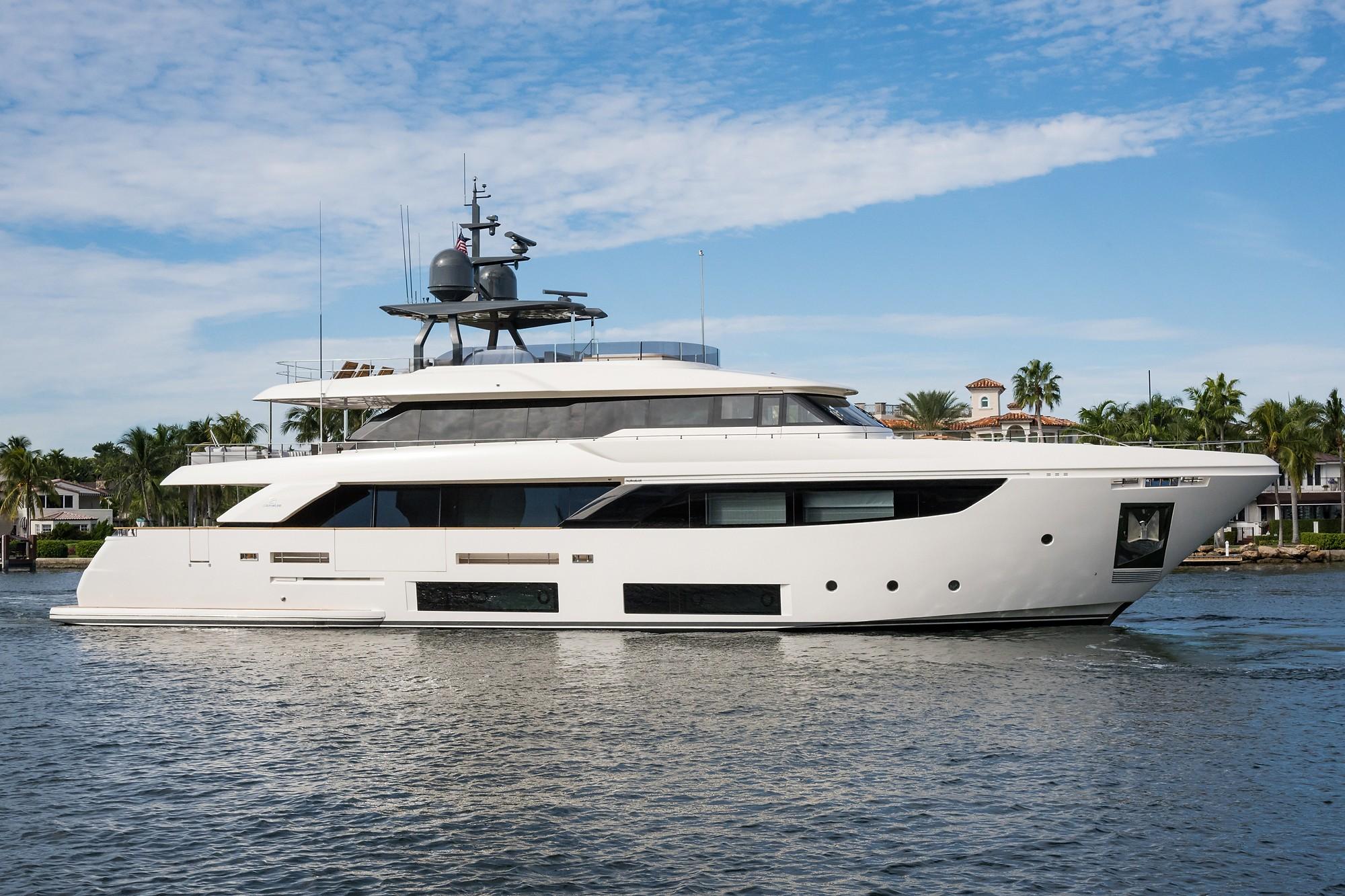 Navetta 33 M Custom Line charter specs and number of guests