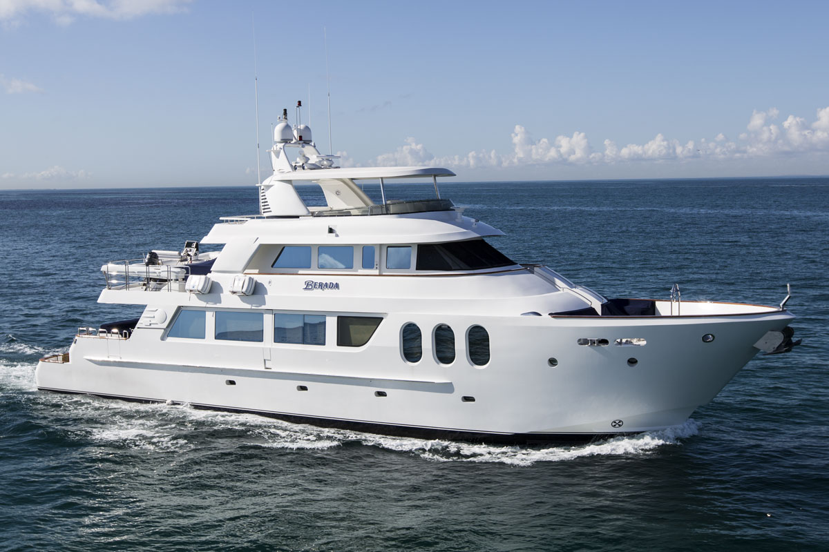 Berada charter specs and number of guests