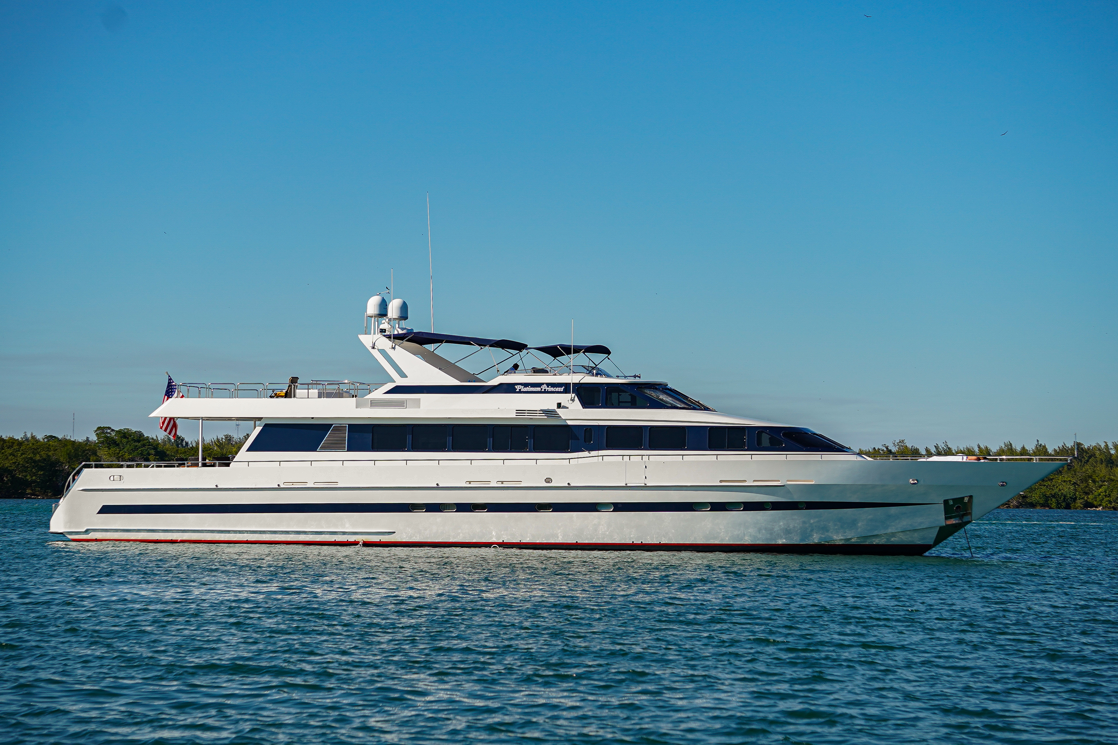 PLATINUM PRINCESS charter specs and number of guests
