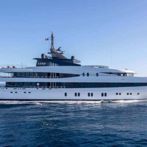 LUNA B yacht charter interior tour
