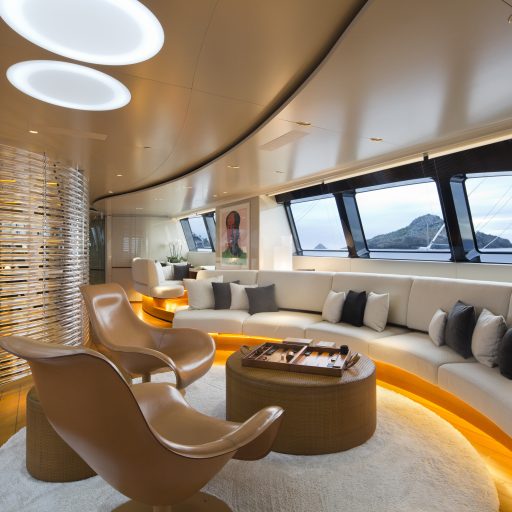 PANTHALASSA yacht charter interior tour