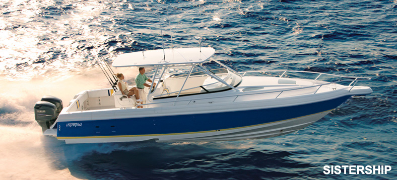 35′ Intrepid Walkaround yacht Charter Brochure