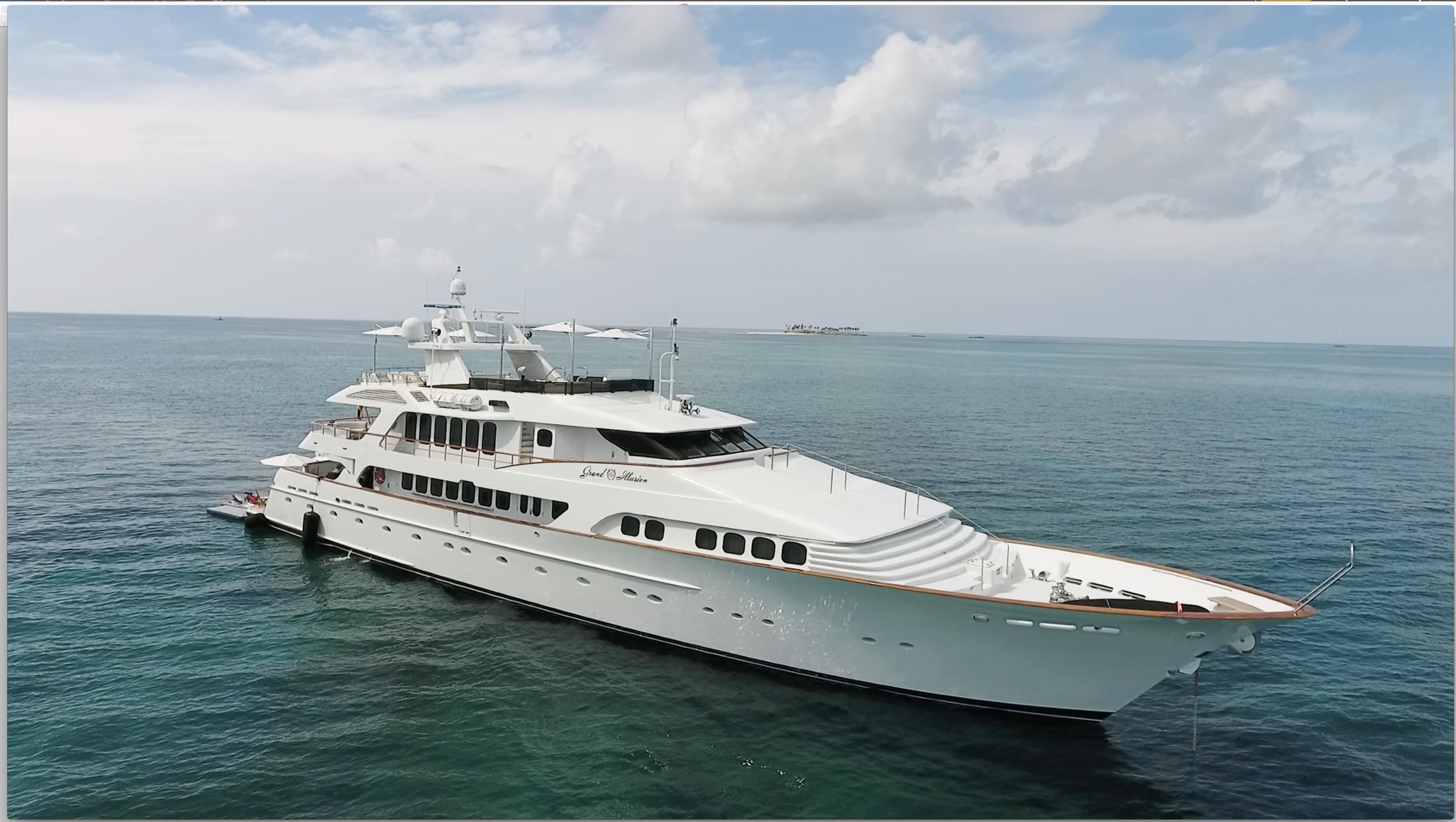 GRAND ILLUSION charter specs and number of guests