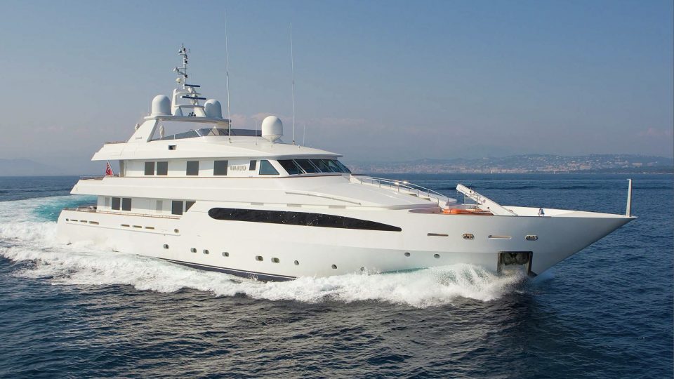 BALAJU 146-foot Intermarine luxury superyacht for sale with Merle Wood & Associates