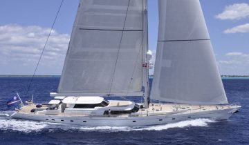 HYPERION Yacht Position