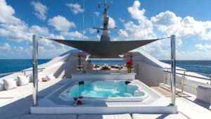 yachts with a jacuzzi