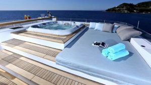 yachts with a jacuzzi