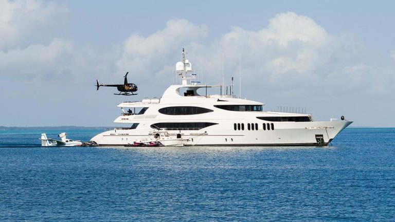 buy yacht with helipad