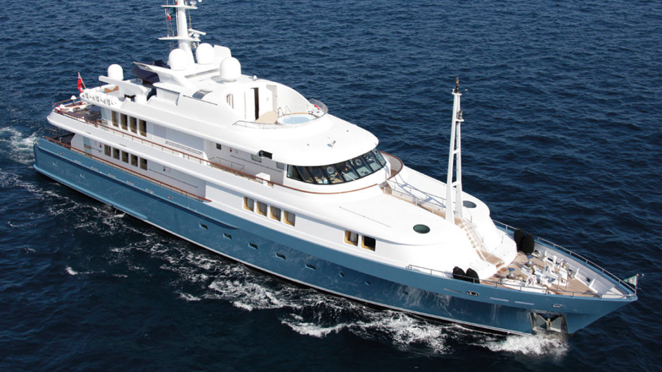 Amore Mio 2 Abeking & Rasmussen luxury superyacht for sale with Merle Wood & Associates