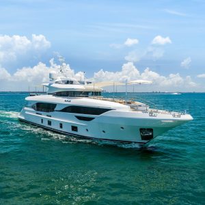 EURUS 95-foot Benetti Delfino luxury yacht for sale with Merle Wood & Associates