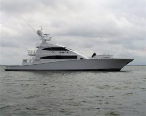 MARY P 122-foot Trinity luxury sportfish yacht for sale with Merle Wood & Associates