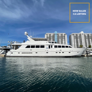 HAPPY 97-foot Hargrave luxury yacht for sale with Merle Wood & Associates