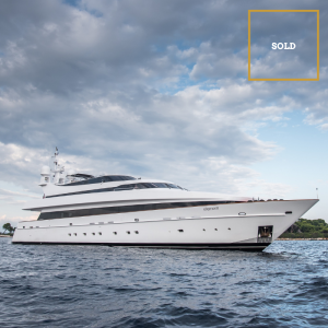 140-foot luxury Cantieri di Pisa ELEMENT yacht sold by Merle Wood & Associates