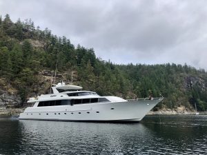 Galilee 106 Westship yacht for sale with Merle Wood & Associates