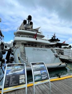 IL BARBETTA yacht for sale with Merle Wood & Associates Miami Boat Show 2022