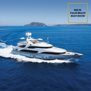 IL BARBETTA Benetti yacht for sale Palm Beach Boat Show with Merle Wood & Associates