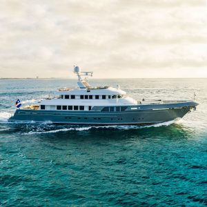 Dorothea III 147-foot explorer yacht for sale with Merle Wood & Associates